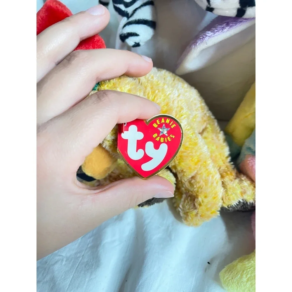 Ty Beanie Babies Stuffed Animals Including Jinglepup Dog Multi Color Bunny